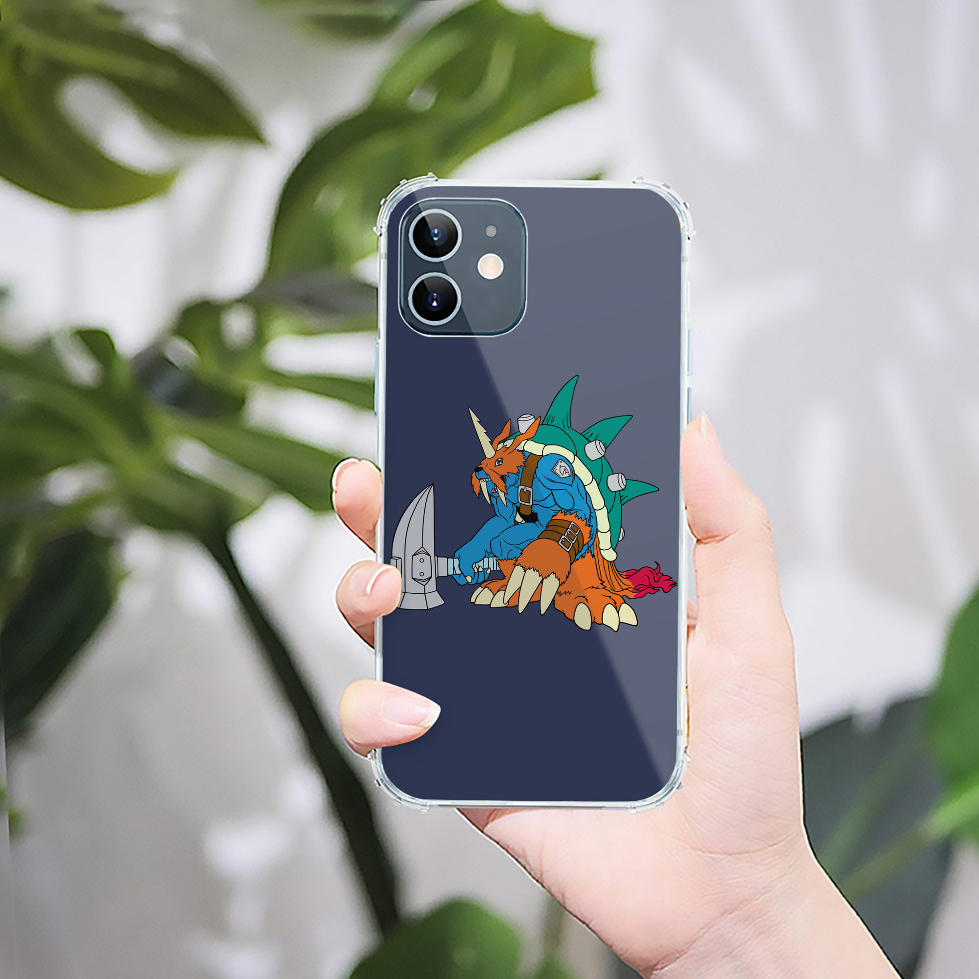 （画像用） Digimon デジタルモンスター/デジモン 【iPhone 12シリーズ対応】透明スマホケース（クリアソフトケース）